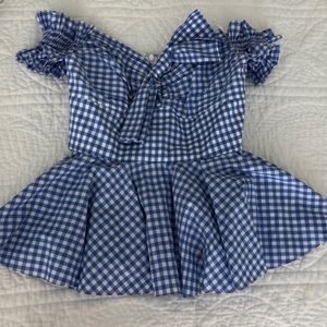 Caroline Constas Gingham Top